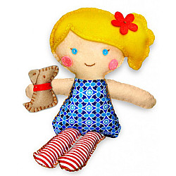 Творчий набір для шиття Лялька з цуценям від 4M