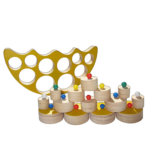 Розвиваюча іграшка балансир Веселі мишенята (15 елементів) від Hega
