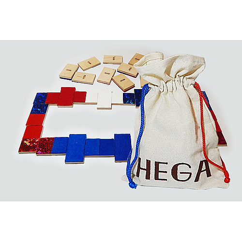 Развивающая дидактическая игра Сенсорное домино (30 шт) от Hega