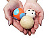 Набір сенсорних м'ячиків для занять та масажу (3 шт) від Hega
