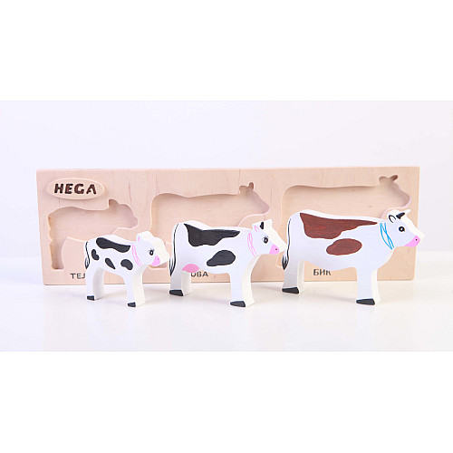 Рамка-вкладыш Коровы (3 шт) от Hega