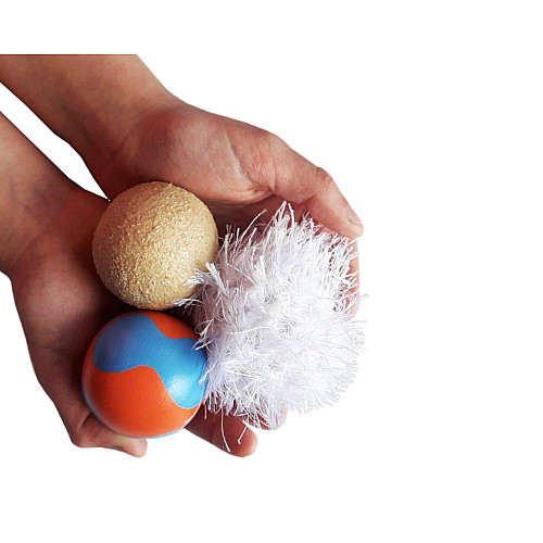 Дидактическая развивающая игра Сенсорные мячики (12 предметов) от Hega
