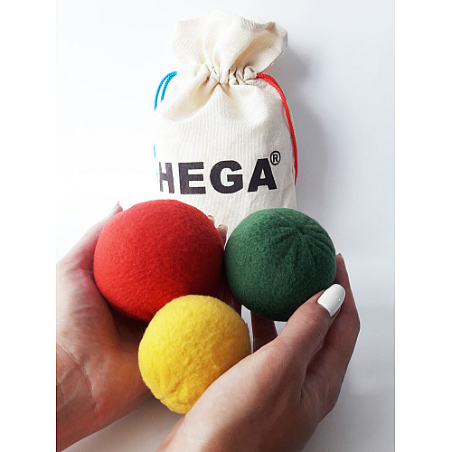 Развивающий набор Звуковые мячики (4 предмета) от Hega