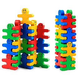 Конструктор детский строительный набор Цветные человечки 16 шт в наборе от Obetty