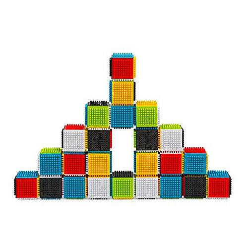 Набір сенсорних кольорових кубиків (24 шт) від Infantino