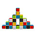 Набір сенсорних кольорових кубиків (24 шт) від Infantino