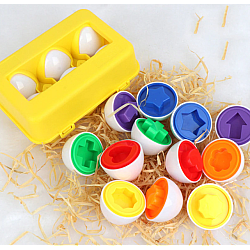 Набір для сортування Яйця головоломки в лотку (6 шт) від Obetty