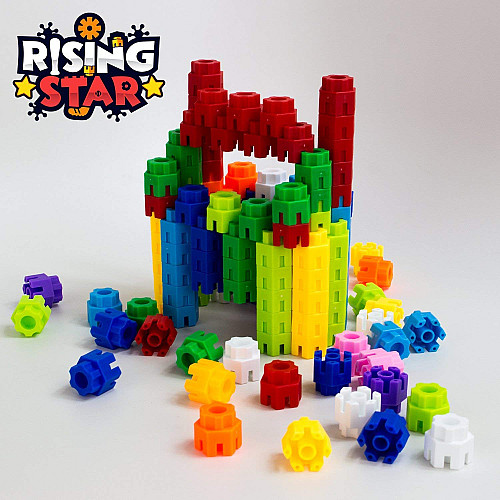 Развивающий разноцветный конструктор Блоки (300 шт) от RisingStar