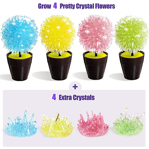 Научный STEM набор для выращивания кристаллов Цветы от Amosting
