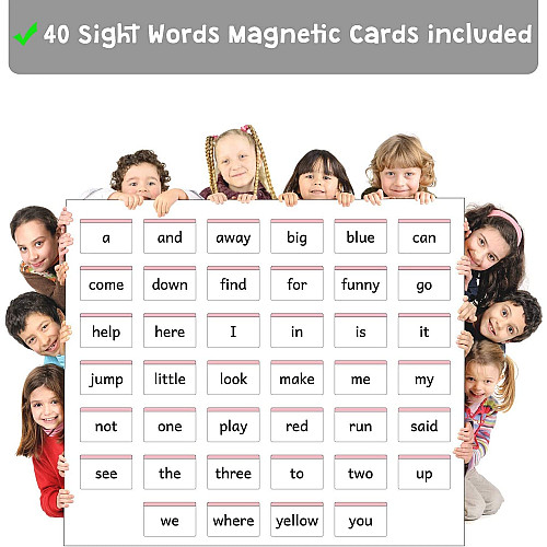 Магнитные флеш карты Слова (40 карточек) от Attractivia