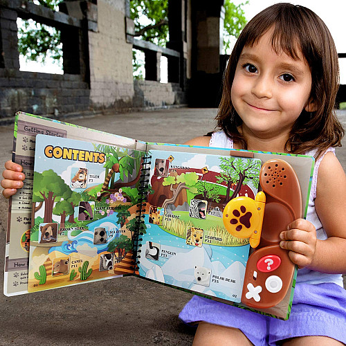 Розвиваюча іграшка інтерактивна книжка Тварини (англійська мова) від BEST LEARNING