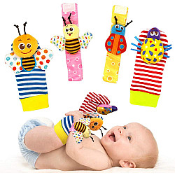 Развивающий набор для малышей (браслеты и носочки) от Bloobloomax