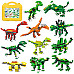 Строительный набор конструктор Динозавры (1415 деталей) от Burgkidz