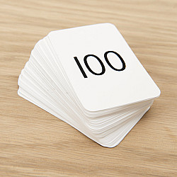 Счетный набор Карточки с цифрами 0-100 (101 шт) от Cambridge House