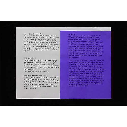 Розвиваючий набір Кольорові світлофільтри для читання при дислексії (14 шт)