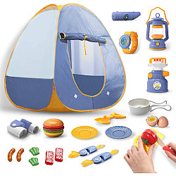 Развивающий набор Палатка для кемпинга с продуктами (23 предмета)