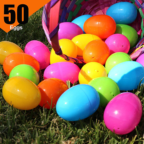 Развивающий набор Разноцветные яйца (50 шт)