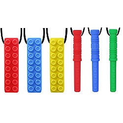 Жувальний сенсорний набір Лего і палички (6 шт)