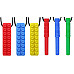 Жевательный сенсорный набор Лего и палочки (6 шт)