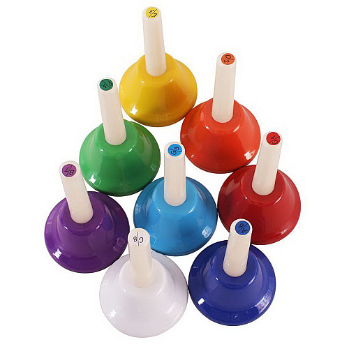 Развивающий музыкальный набор Разноцветные колокольчики (8 шт) от Obetty