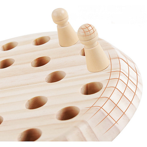 Розвиваючий дерев'яний набір Кольорові шахи от Obetty