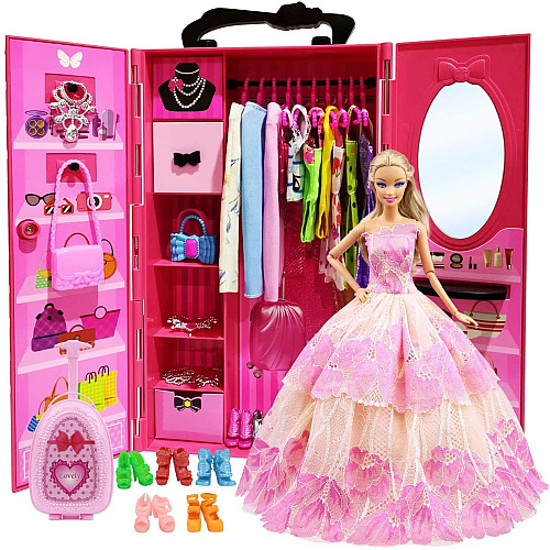 Шкаф-купе для больших кукол Barbie, Monster High, Winx
