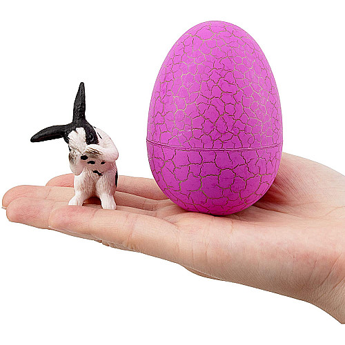 Развивающий набор мини фигурки Кролики и пасхальные яйца (6+6 шт) от Toymany