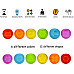 Набір для рахунку і сортування Лоток з яйцями кольорові форми (12 шт)