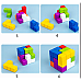 Развивающая головоломка блоки-тетрис 3D куб от Obetty