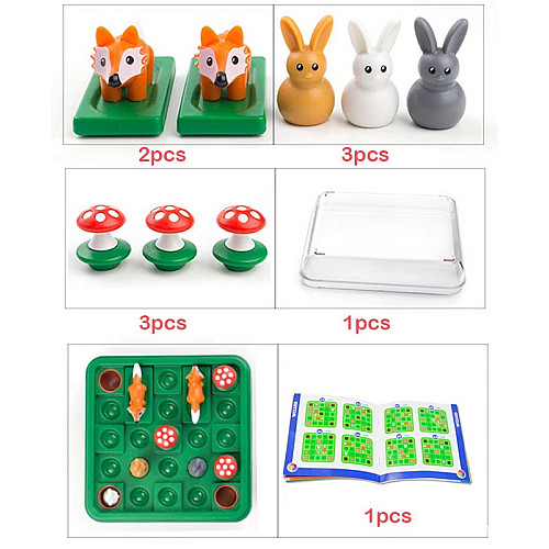 Настольная игра головоломка Кролик и лиса