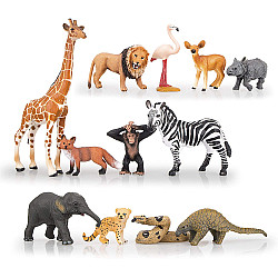Розвиваючий набір міні фігурки Тварини джунглів і зоопарку (12 шт) від Toymany