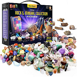 Научный STEM-набор Коллекция камней и минералов (250 шт) от Dan & Darci 