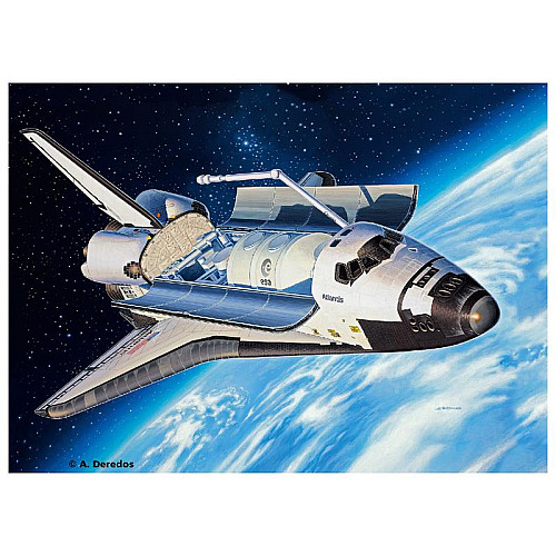 Сборная модель космический шатл Atlantis (масштаб 1:144 64 детали)