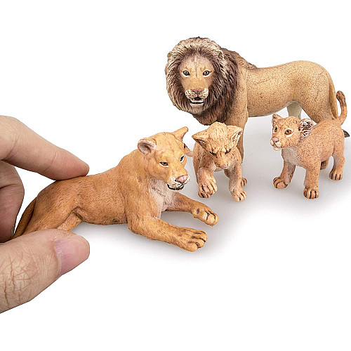 Развивающий набор мини фигурки Семья львов (4 шт) от Toymany