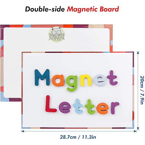Развивающий набор цветные магнитные буквы с магнитной доской (234 шт) от Gamenote