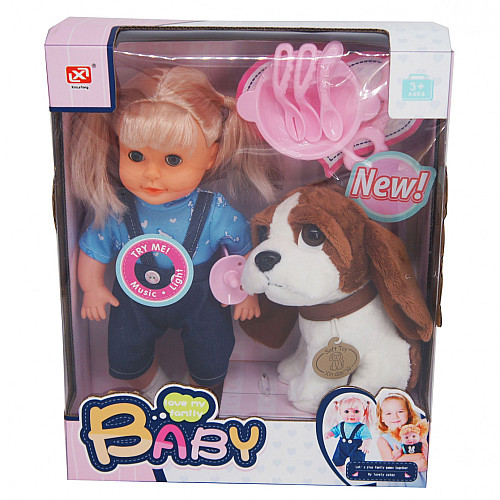 Игровой набор Кукла с собакой