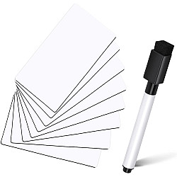 Набор белых магнитных карточек с маркером (26 шт) 