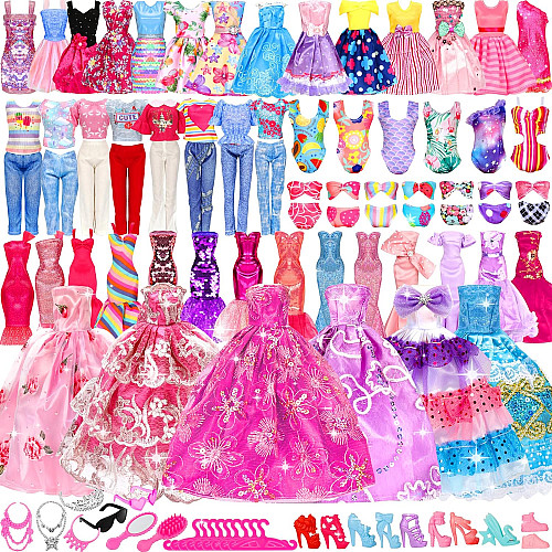 Развивающий набор Одежда для кукол (58 предметов)