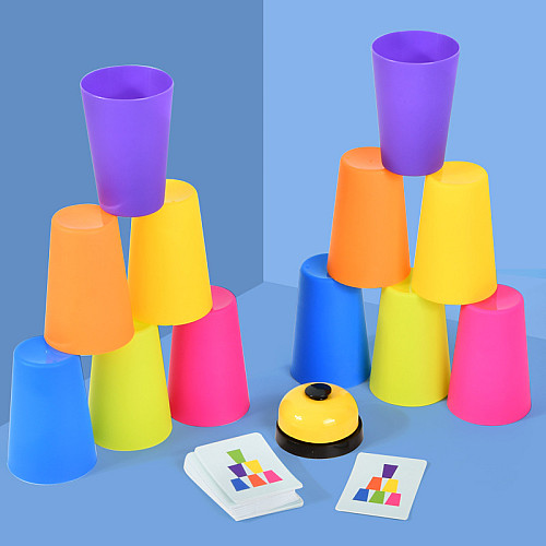 Настольная игра Скоростные колпачки (Speed cups) Семейная игра на скорость реакции и внимательность