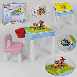 Багатофункціональний ігровий стіл 4-в-1 зі стільцем