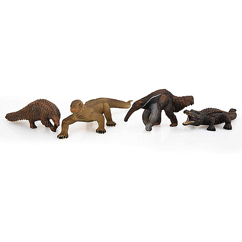 Развивающий набор мини фигурки Тропические рептилии (10 шт) от Toymany