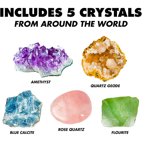 Научный STEM набор Выращиваем кристаллы (8 цветов) от Discover with Dr. Cool