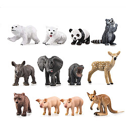 Розвиваючий набір міні фігурки Тварини зоопарку (12 шт) від Toymany