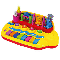 Іграшкове піаніно Звірята на гойдалці
