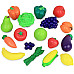 Розвиваючий набір Сумка з овочами і фруктами (18 шт) від Click N 'Play
