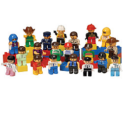 Развивающий набор Лего человечки (20 шт) от Constructive Playthings