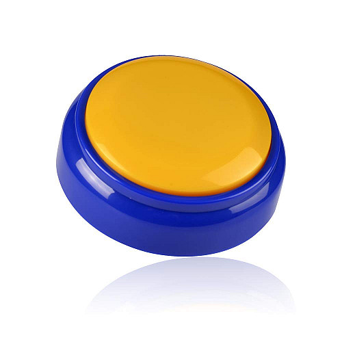 Кнопка жовто-синя з функцією запису від Cover