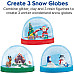 Набір для творчості Новорічні снігові кулі (3 шт) від Creativity for Kids