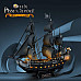 Розвиваючий 3D пазл Піратський корабель Помста королеви Анни з LED підсвічуванням (340 деталей) від CubicFun