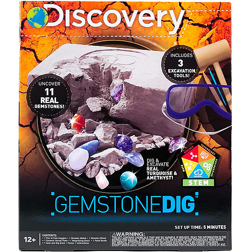 Научный STEM набор Геологические раскопки (11 камней) от Discovery
